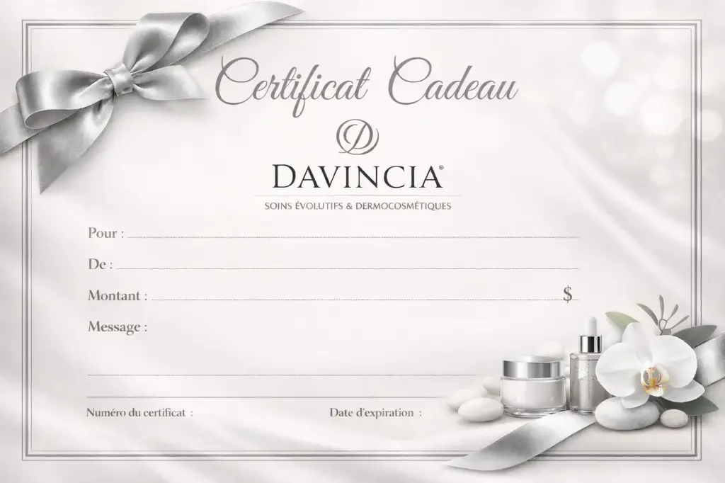 Certificat Cadeau Davincia