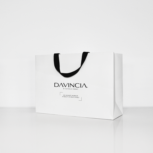 [DAV-B01-SACCAGRANDBLANC] White gift bag - Big format