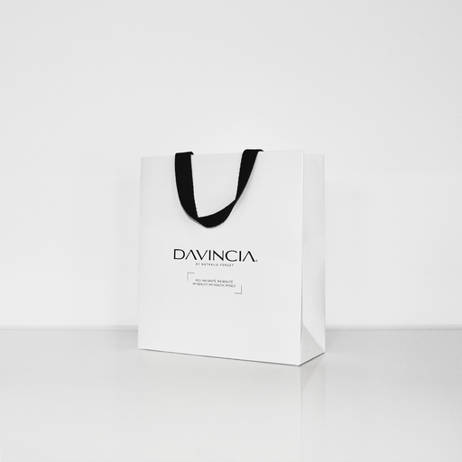 [DAV-B01-SACCAPETITBLANC] White gift bag - Small size